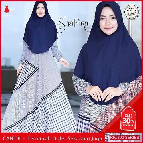 Jual RRJ300D129 Dress Katun Shafira Wanita Set Wd Terbaru BMGShop