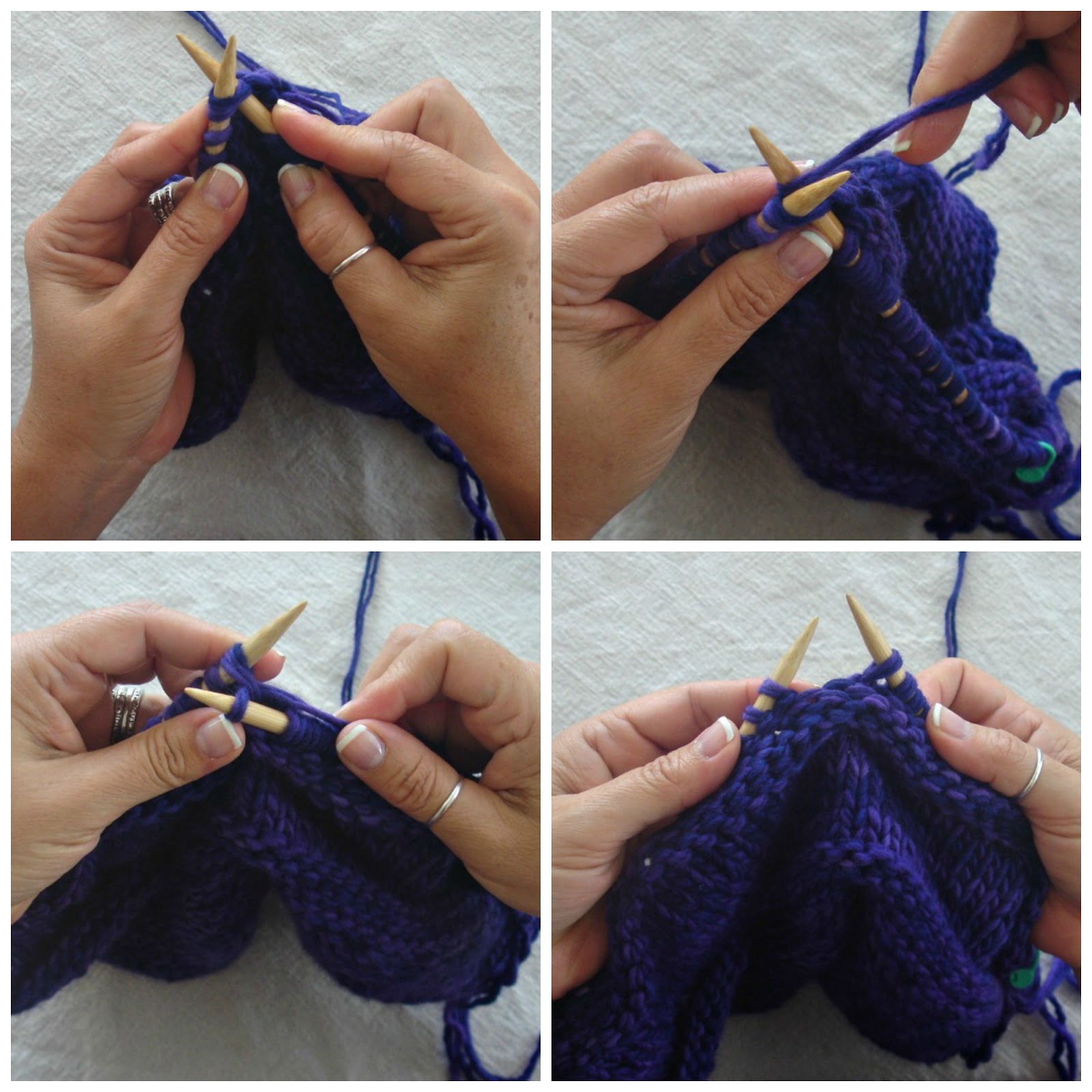 Knitting the Tuck Stitch. A Tutorial... make it give it