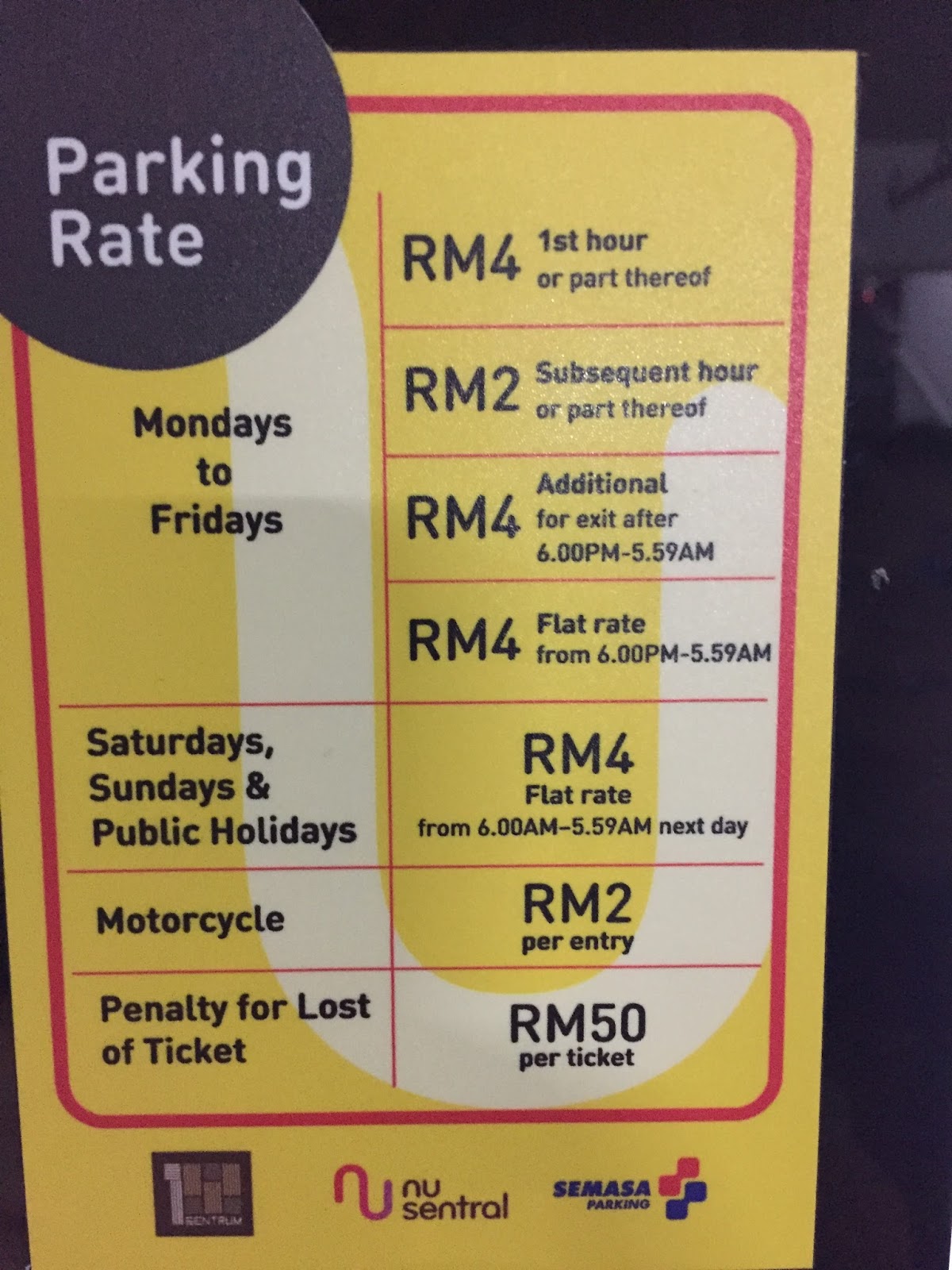 Parking Rate Putrajaya Sentral - Parking Rate KL: IOI CITY MALL ...