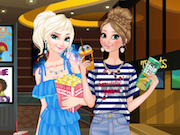 Frozen Sisters In The Cinema