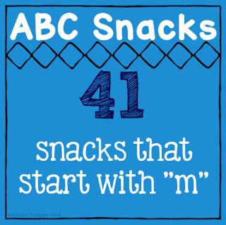 letter m foods, abc snacks, zucchini summer blog, preschool snack ideas