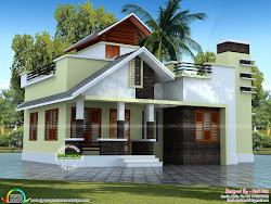 floor single ft cost low sq kerala plans modern 1050 roof facilities ground hall