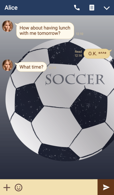 Soccer Theme -simple-