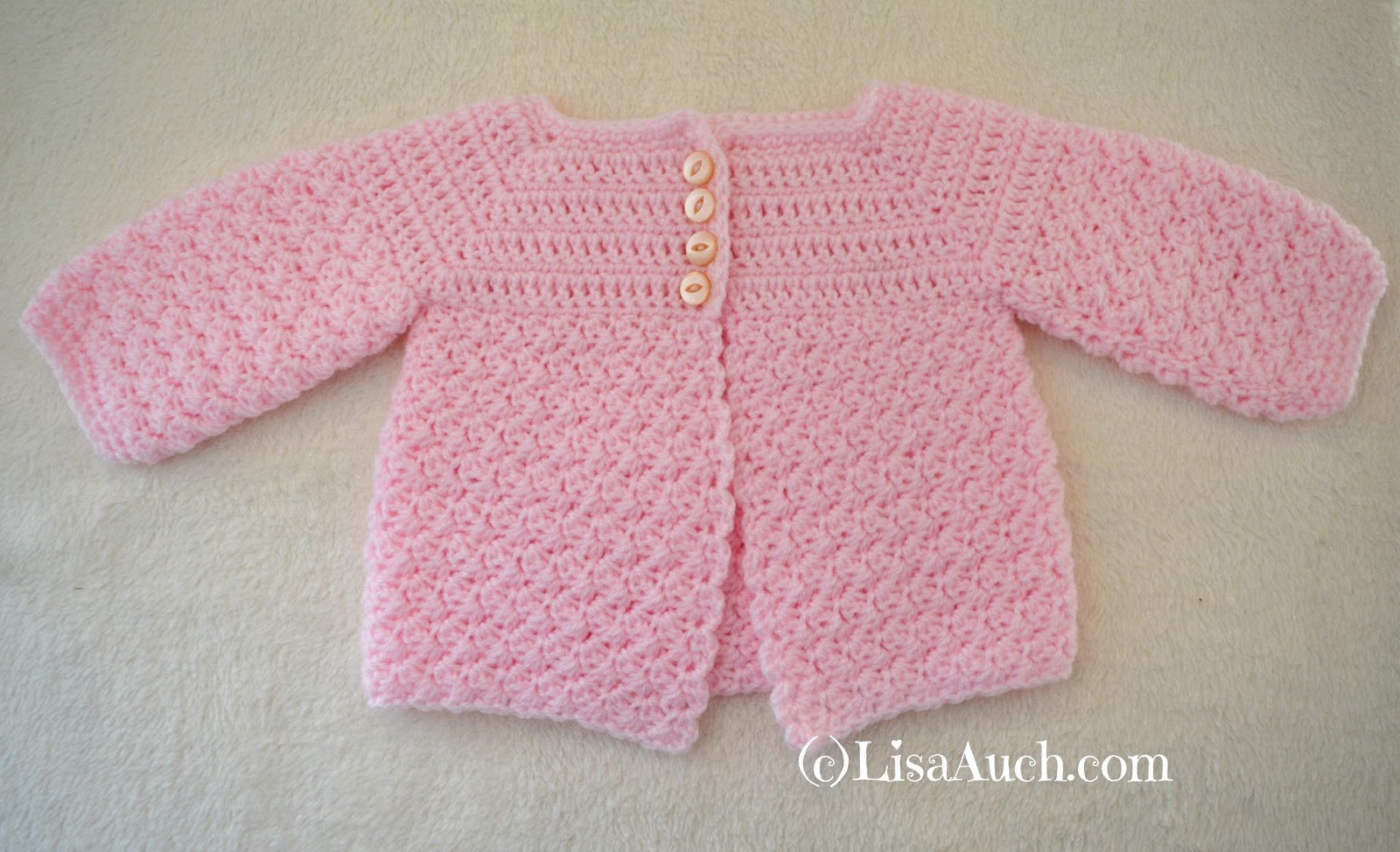 Pattern baby template crochet free printable cardigan easy