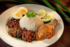 Nasi lemak komplit