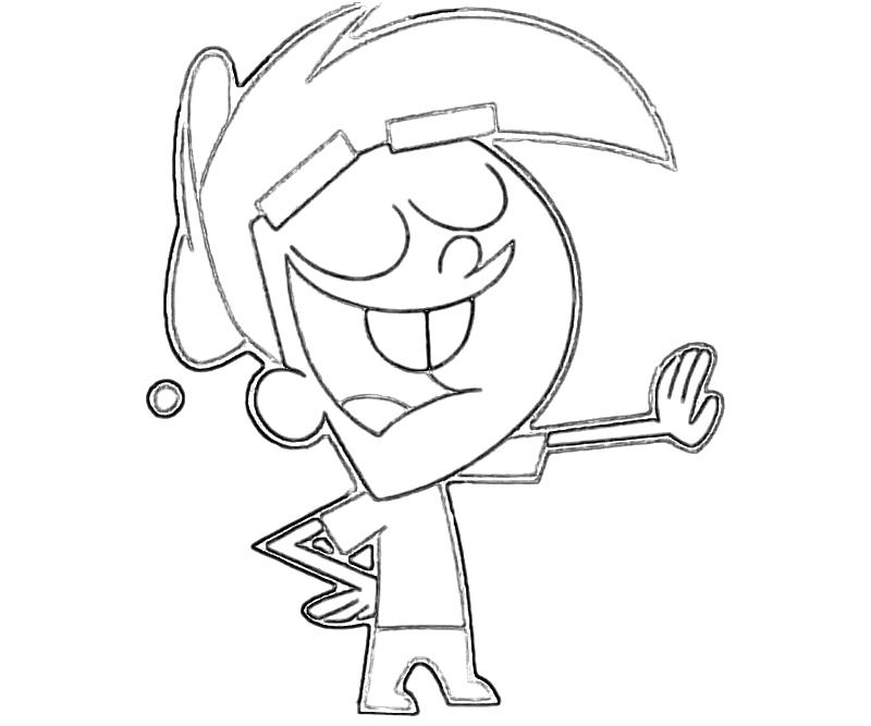 fairly oddparents coloring pages online - photo #23