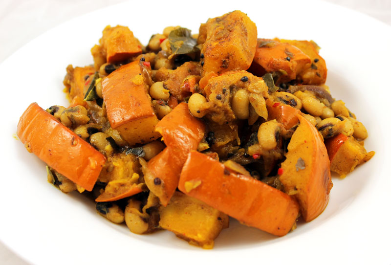 BlackEyed Pea Pumpkin Curry Lisa's Kitchen Vegetarian Recipes