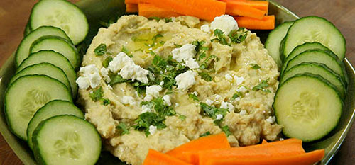 Hummus Tray with Veggies