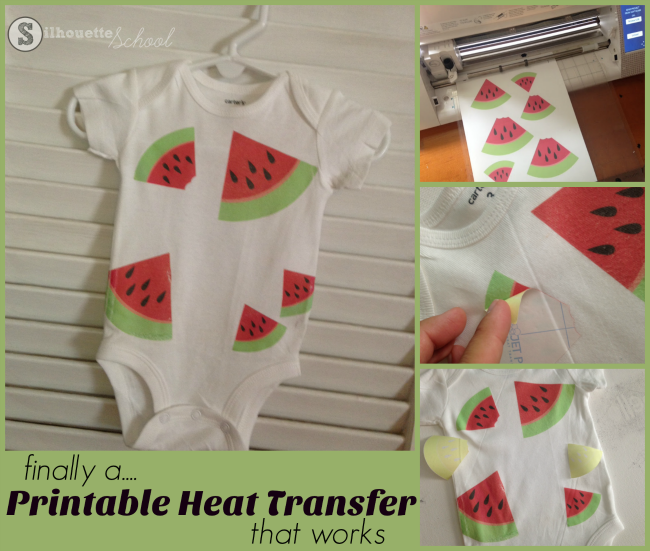 How to Use Printable Heat Transfer Vinyl with Cricut