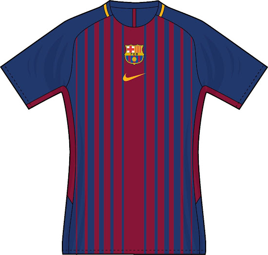 camiseta barcelona 2017