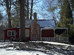 The Little Red House with the White Porch