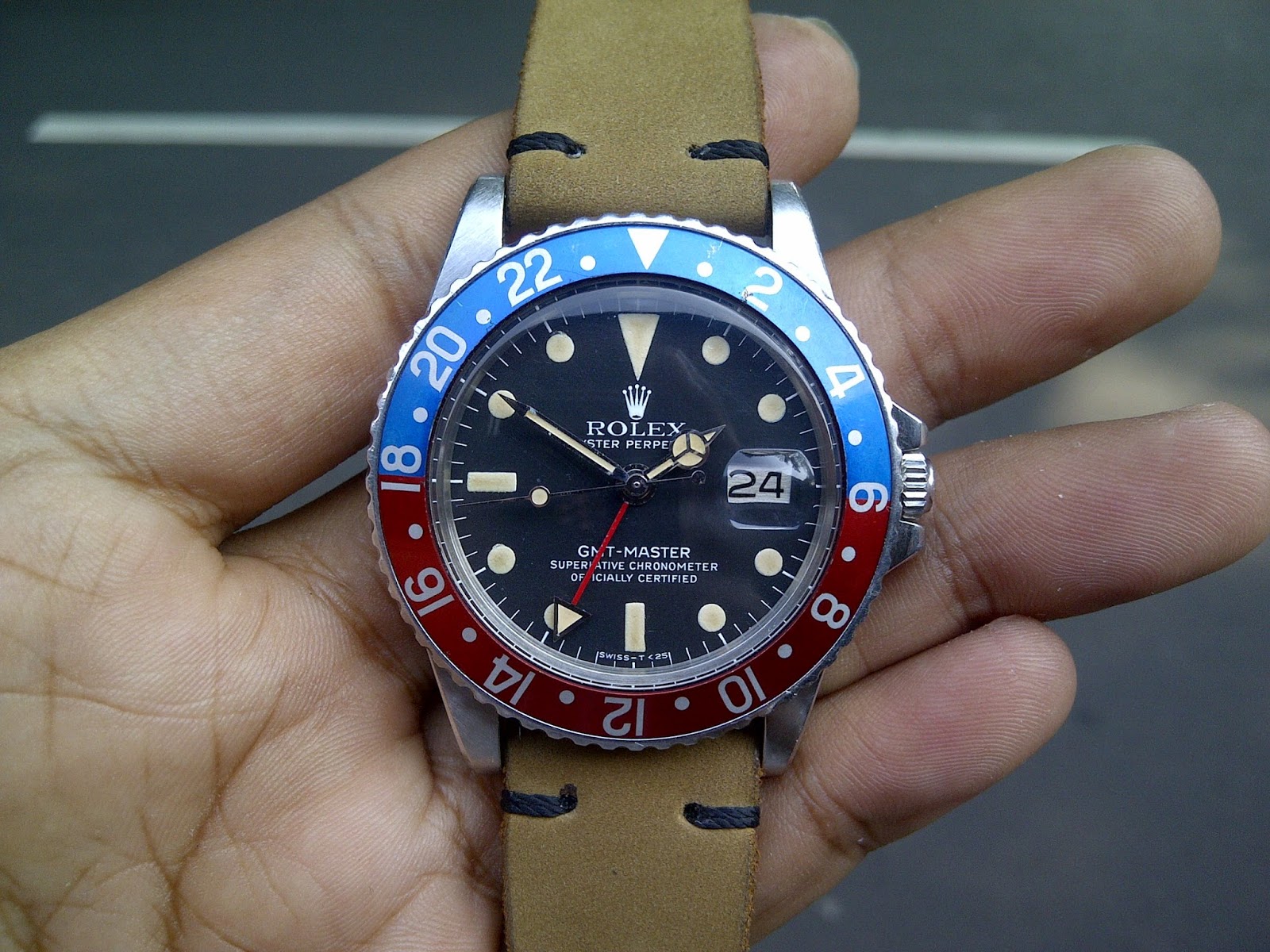 Rolex GMT Master ref 1675. Nh70 Automatic. Ref master