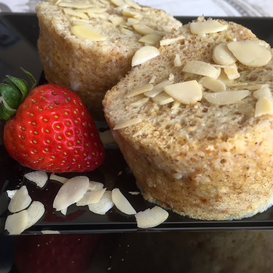 Mugcake fit de canela y almendras