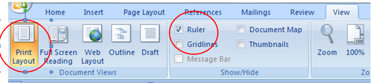 word turn on tab ruler word turn on tab ruler