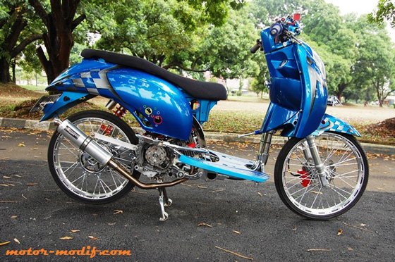 Foto Modifikasi Motor Honda Spacy Racing Terbaru 2015