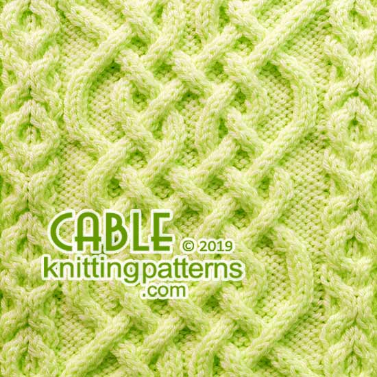 Braided Cable Knitting Pattern. 