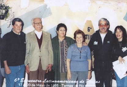 6º Encuentro Latinoamericano de Poetas Mayo de 1995.Termas de Río Hondo, Santiago del estero, Argen