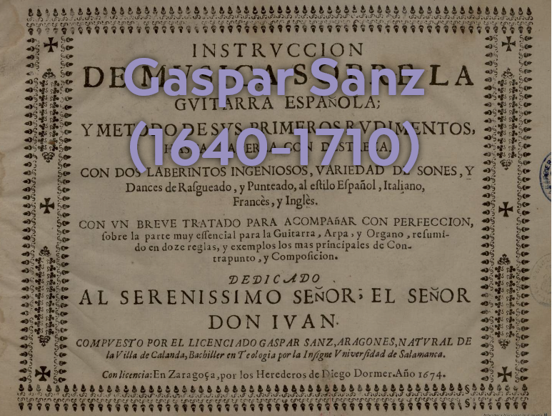 Gaspar Sanz (1640-1710)