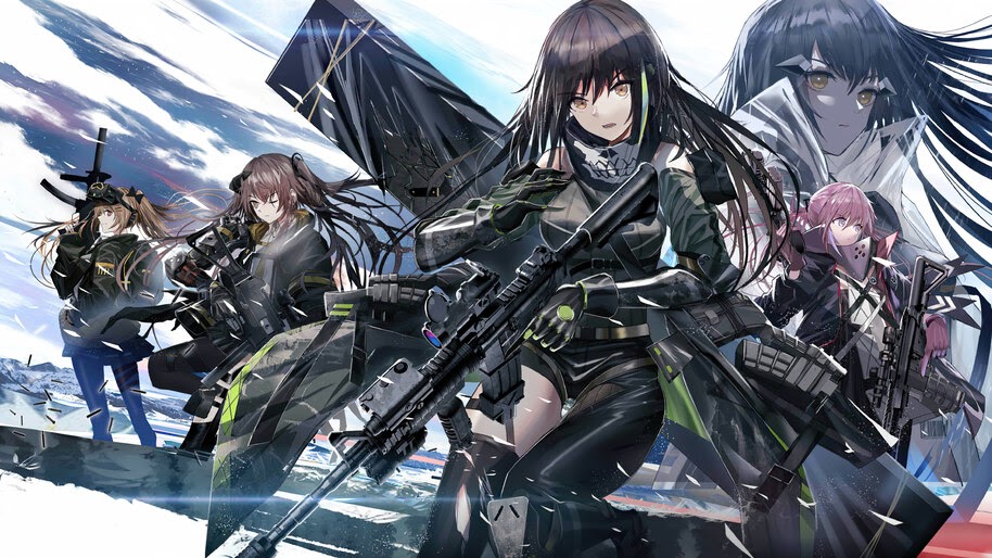 Anime, Girls Frontline, Guns, Rifles, Weapons, 4K, #6.1088