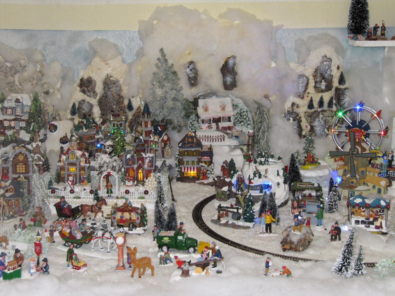 Winterlandschaft Basteln | dansenfeesten