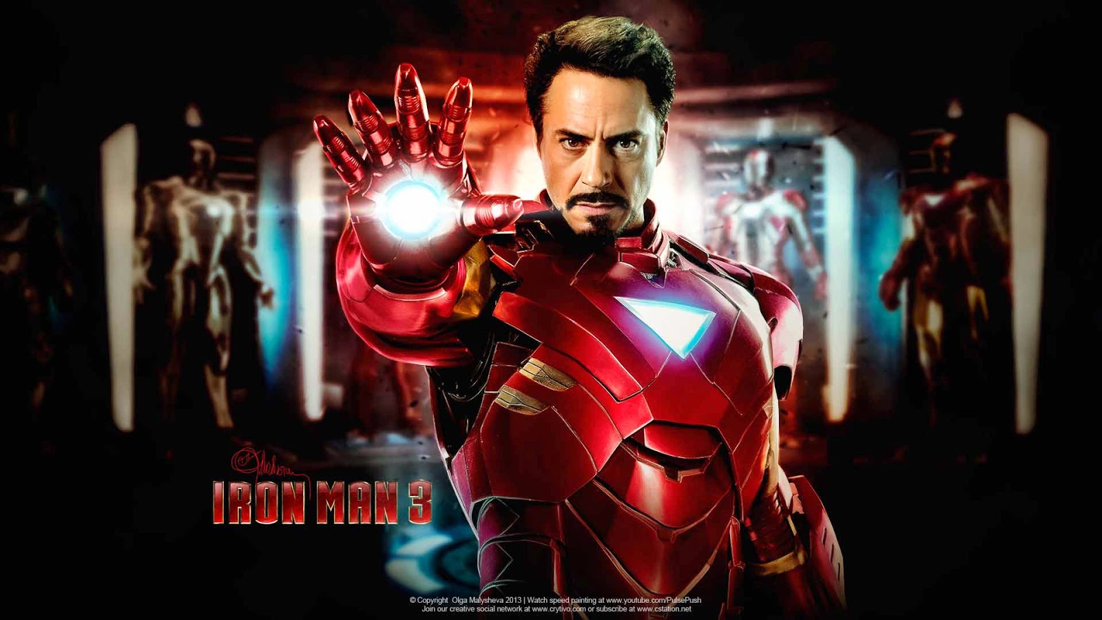 Wallpaper Atau DP BBM Iron Man 3 HD Khusus Android 2015