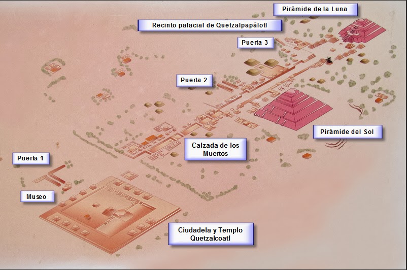 Historia de las civilizaciones Plano de Teotihuacan Historia de las civilizaciones Plano de Teotihuacan