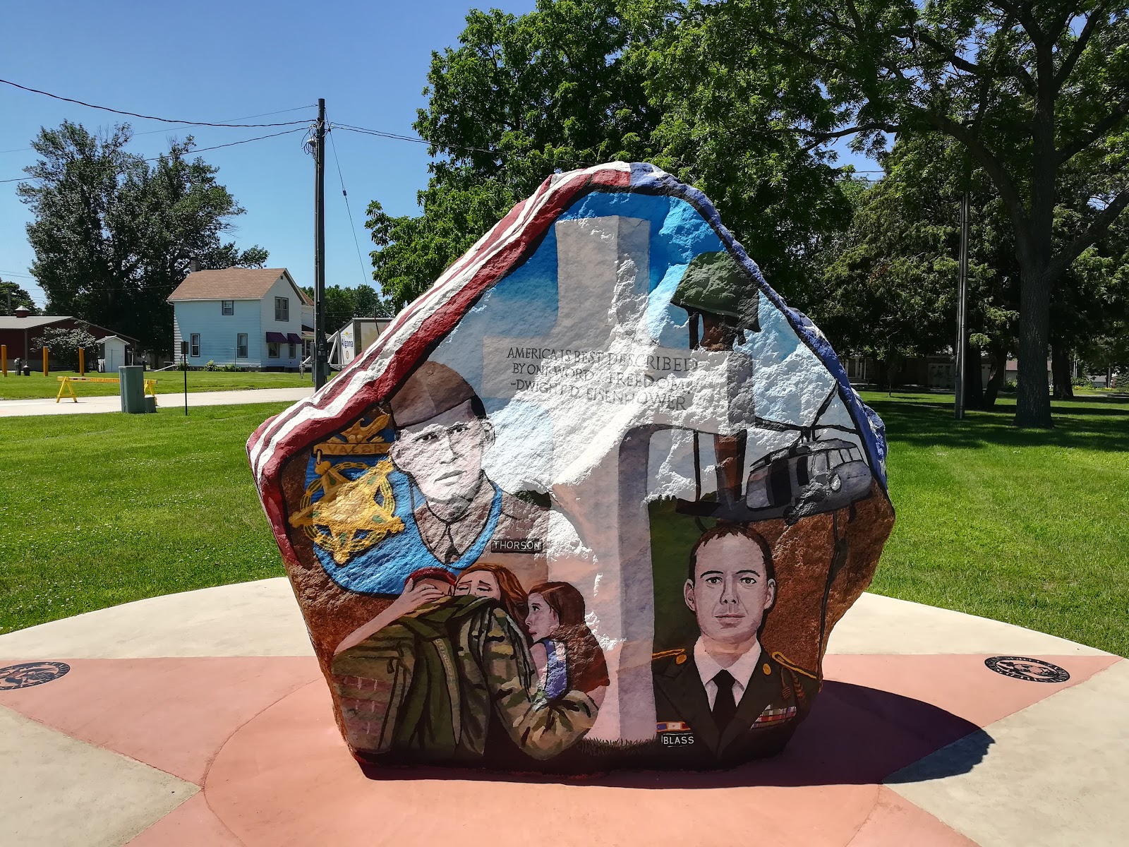 Tales from a Rambling Travelling Iowan EMMET COUNTY FREEDOM ROCK