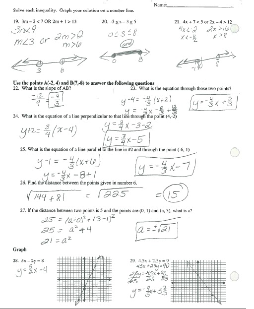 Math Classes Spring 2012: Algebra II - Answer Keys Uploaded May 7