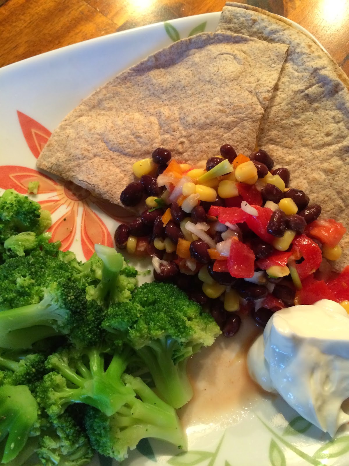 Fit Momma of Four Whole Wheat Quesadillas