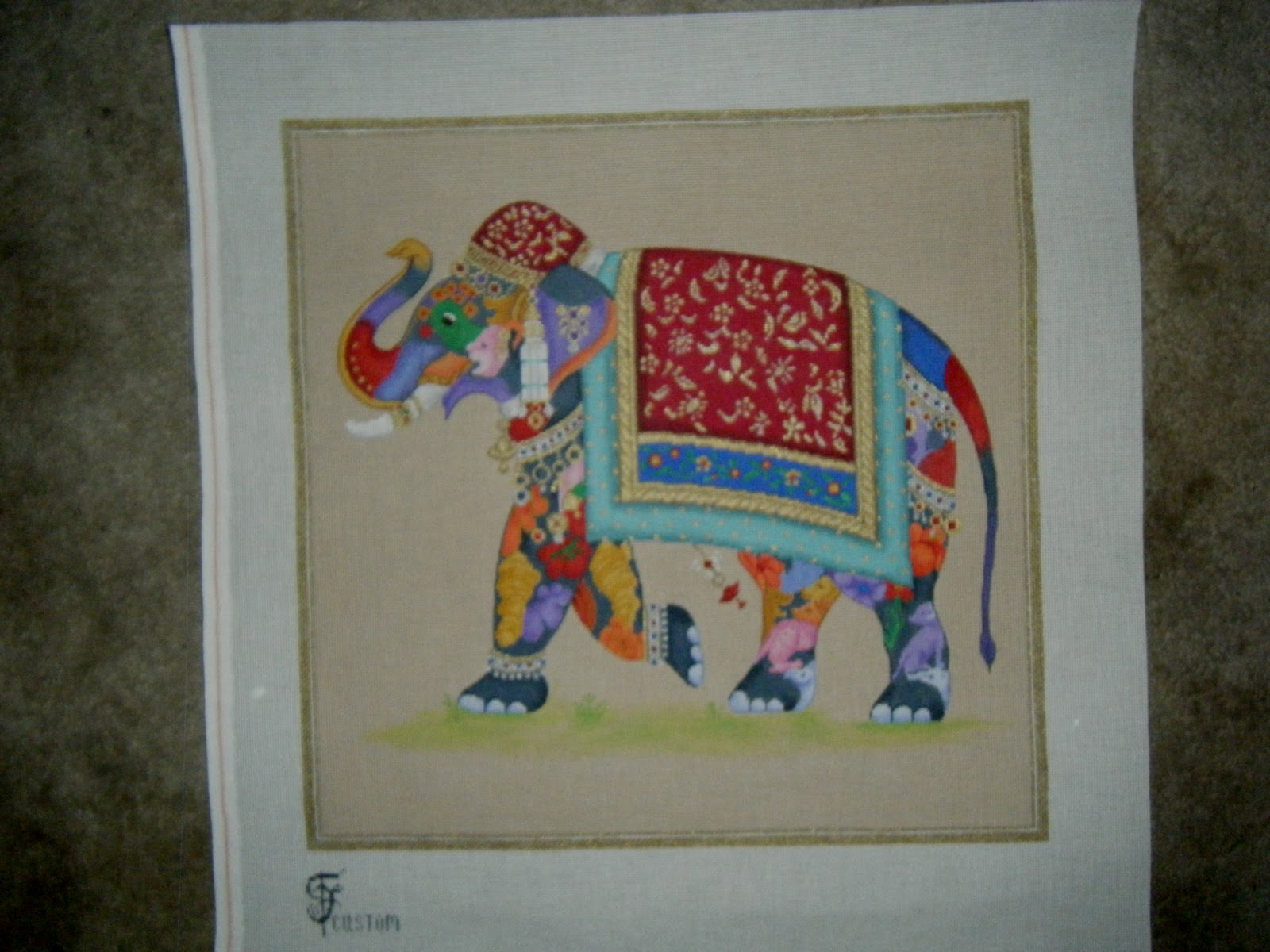 Tapestry Fair Needlepoint News The Painted Elephant