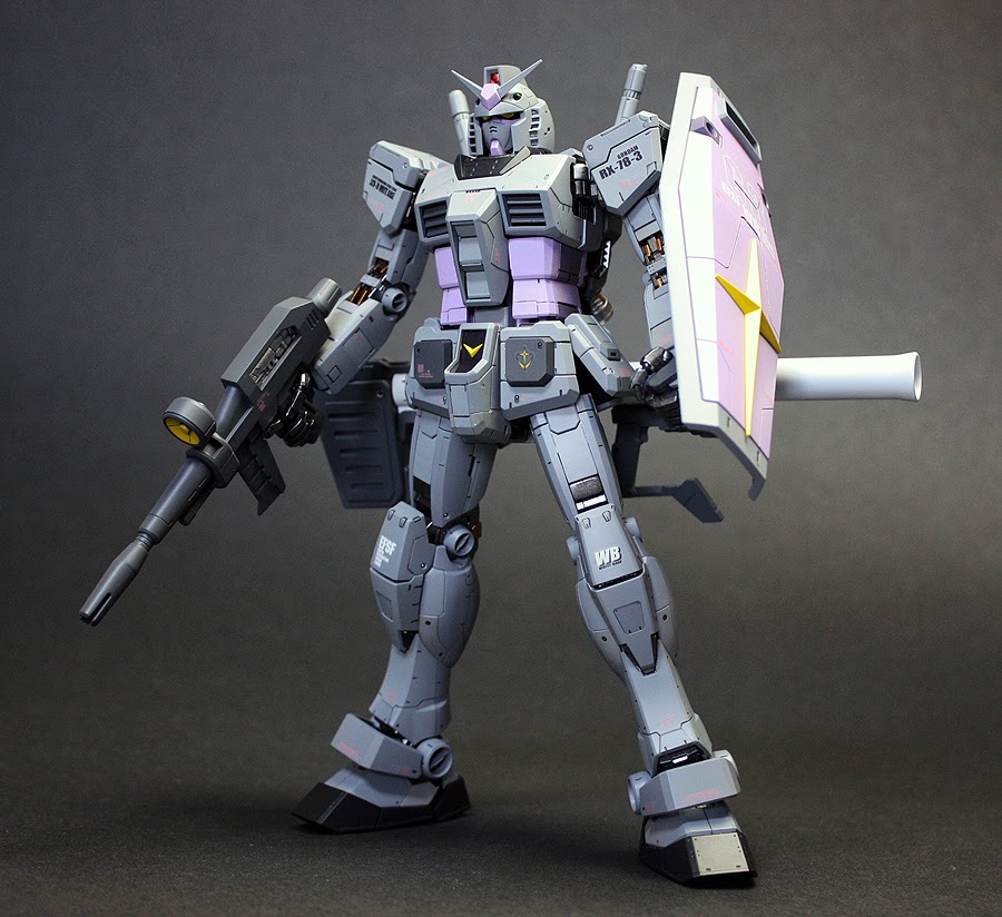 Maquette Gundam MG 1/100 RX-78-3 G3 Gundam Ver 2.0 - Kit à Assembler Bandai Spirits - Échelle 1/100