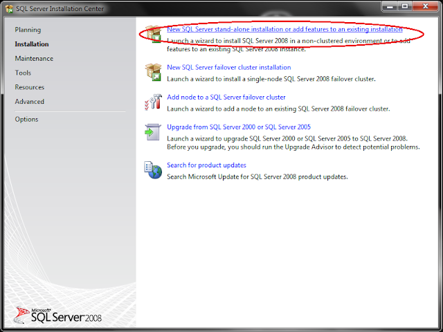 Programming: Installasi SQL Server 2008