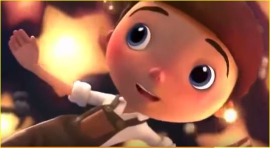 Jugando y aprendiendo juntos La Luna, corto animado