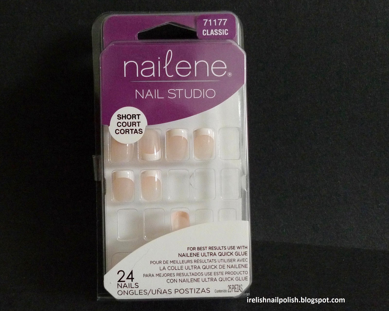 I Relish Nail Polish! Nailene Fake Artificial Drugstore French Nails