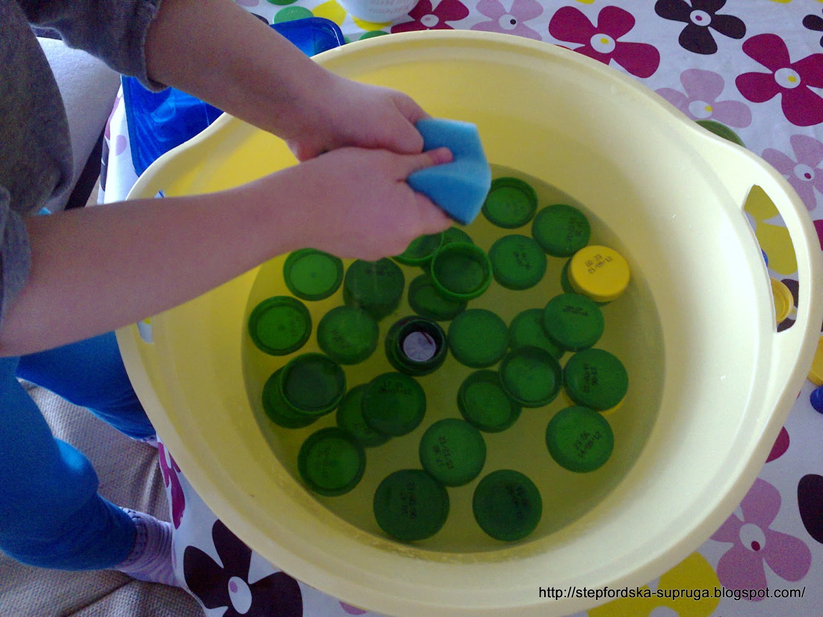 The Stepford wife Bottle caps activities