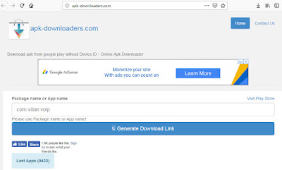 5 website downloader file APK Android playstore via komputer pc