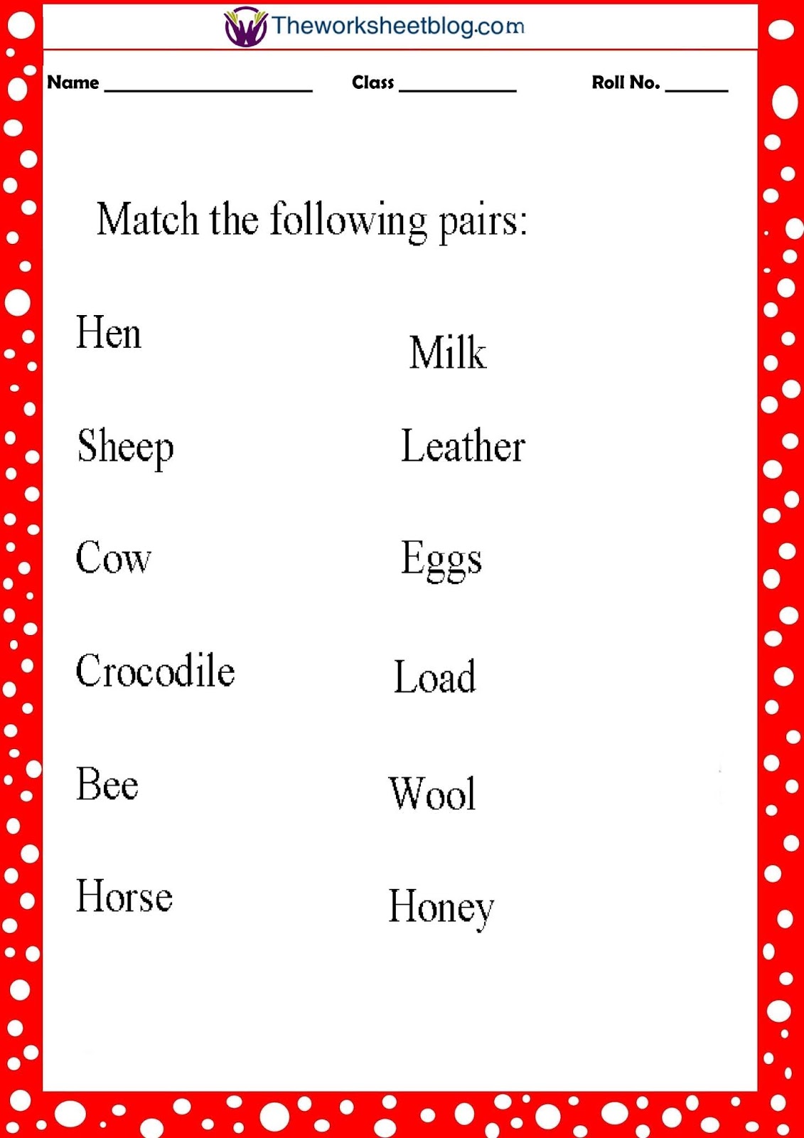 Animal worksheets for Grade 1 and Grade 2.