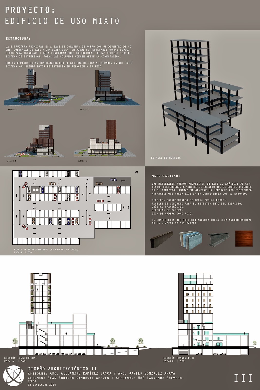 Taller GASCA ago + nov 2014 : 3° Proyecto: Edificio de Uso Mixto - Alan ...