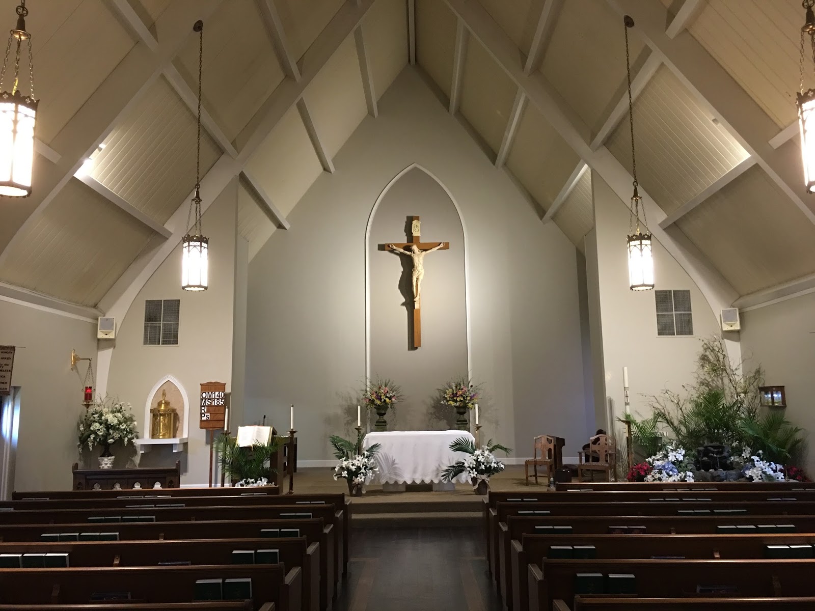 A Catholic Priest in Mississippi Easter season at St James Catholic