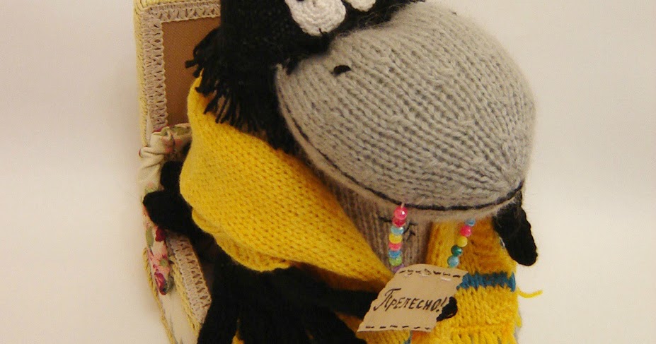 Вяжем игрушки спицами с Ольгой Чепижной: Вязаная спицами ворона. Прелестно!