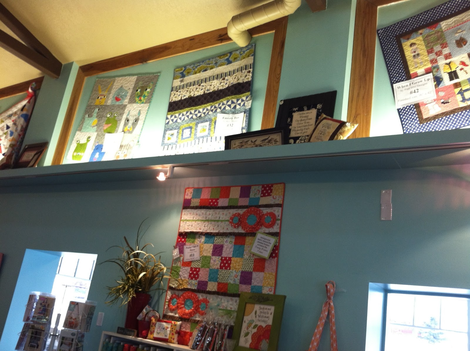 The "New" Pine Needles" Quilt Shop Busy As Can Be