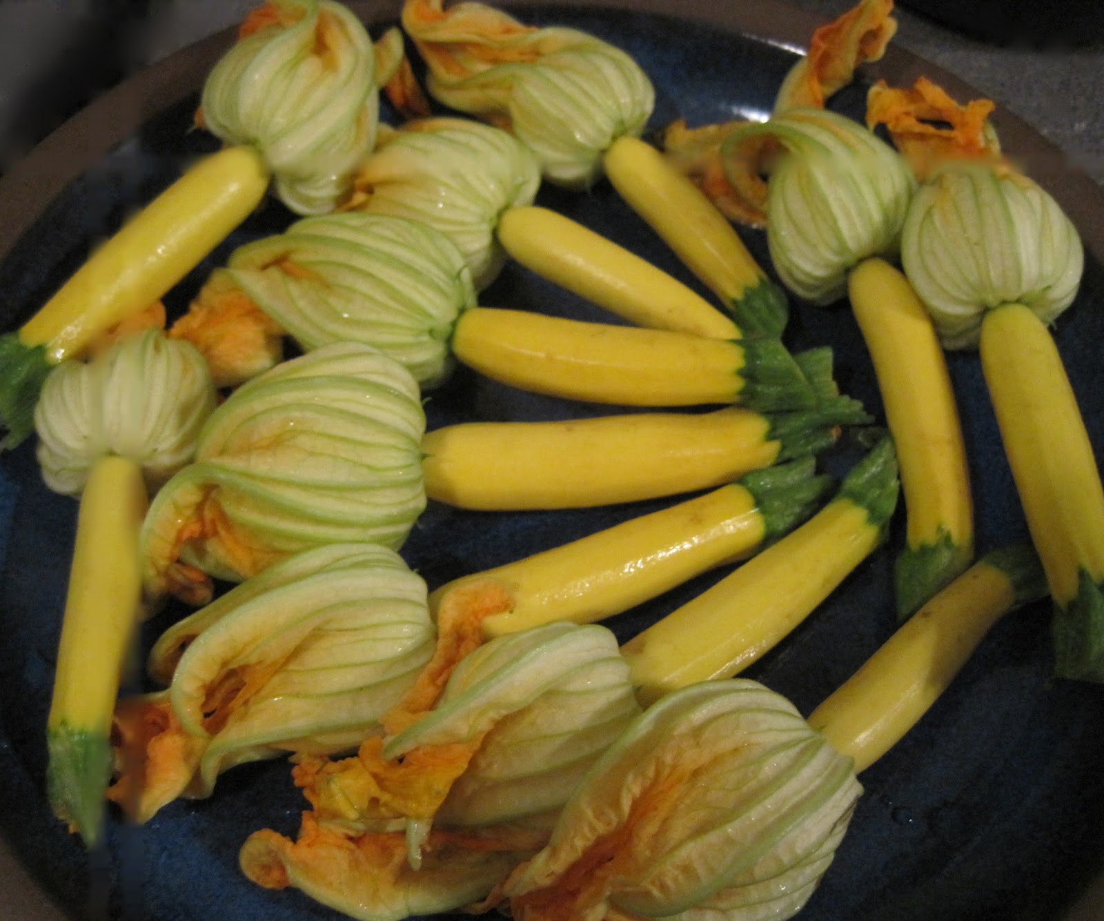 Stuffed Squash Blossoms