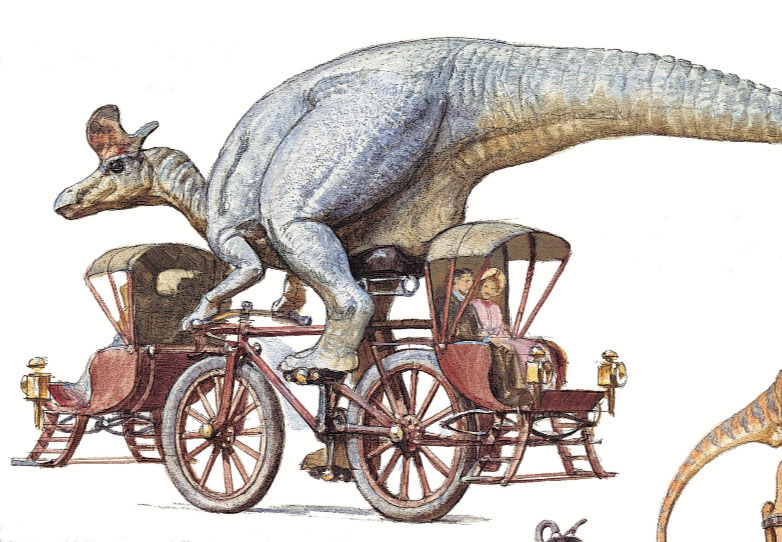 bicycle dinosaur