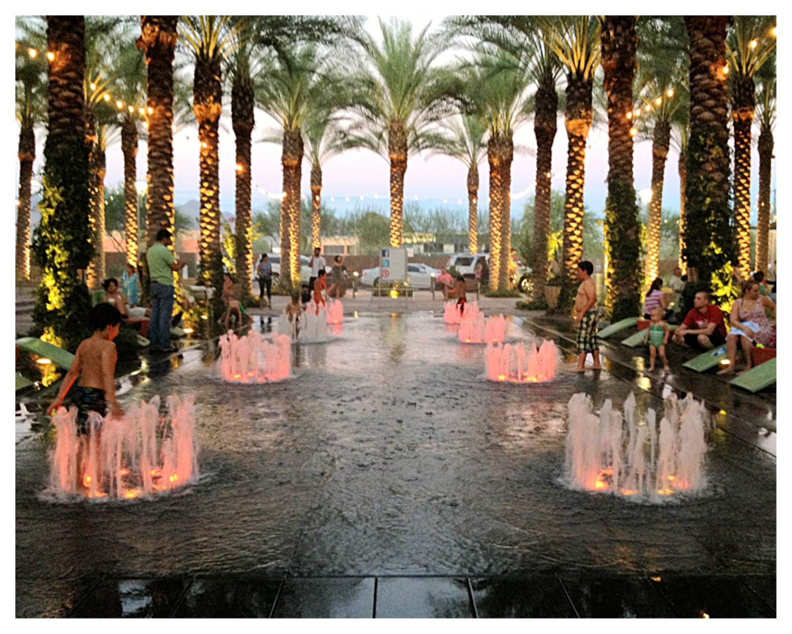 Love Always, Paola SCOTTSDALE QUARTER SPLASH PAD