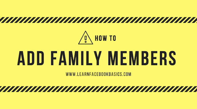 How do I add a family member to my About page?