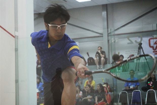 The Southeast Asian Games News Mohd Syafiq grabs last squash ticket