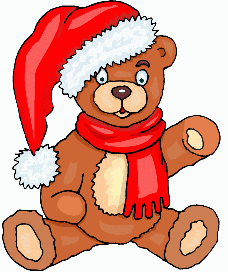 clipart christmas teddy bear - photo #3