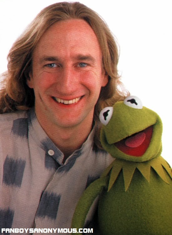 Jim Henson Company's John Henson in the 1990's with Muppet Kermit