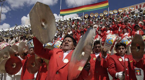 XII Festival de Bandas de Música en Oruro