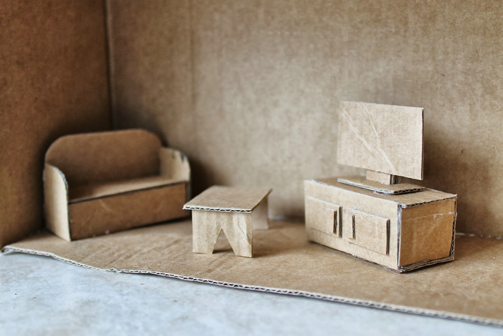 LittleLove Cardboard Dollhouse